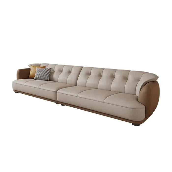Modular Living Room Sofa Genuine European Leather Corner Sofa Comfortable Lounge Salon Canape De Luxe Moderne Room Decor