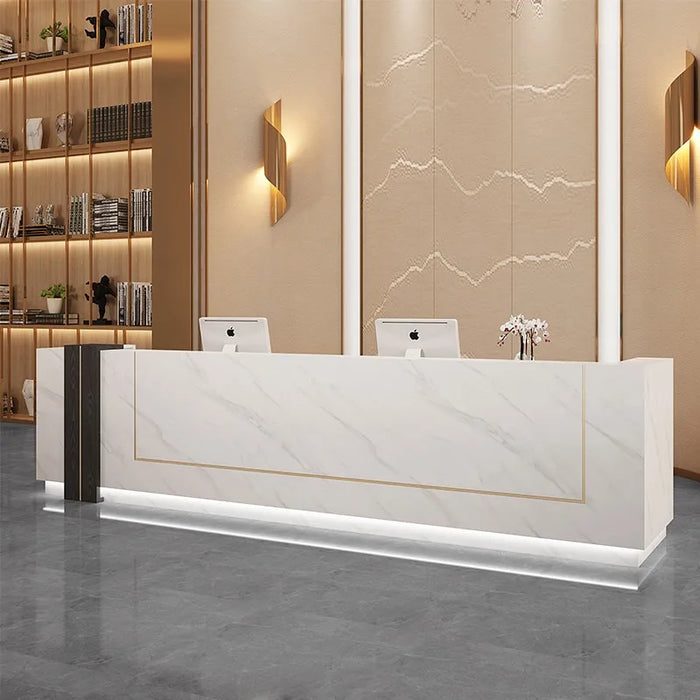 Office Modern Reception Desks Counter Lectern Standing Commercial Reception Desks Club Mesa De Escritorio Luxury Furniture