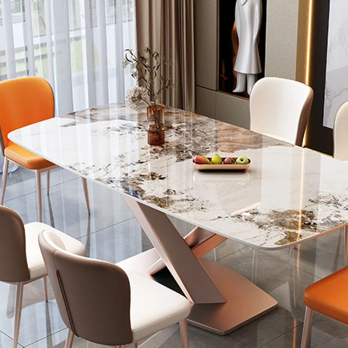 Luxury Mobile Dining Table Hallway Room Desk Kitchen Design Center Dining Table Salon Mesas De Jantar Living Room Furniture