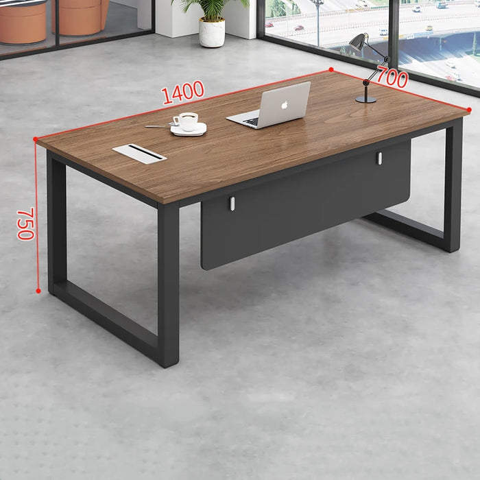 Studio Executive Office Desk Luxury Fashion Storage Professional Computer Wooden Desk Tables Set Scrivania Tavolo Room Furniture