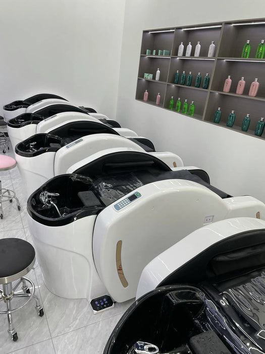 Luxury Modern Massage Shampoo Chairs for Beauty salon Electric Hair Washing Chair Shampoo Bed