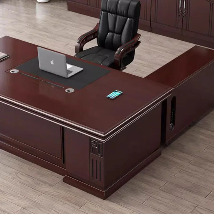 Storage Office Desk Executive Conference Corner Work Table Gaming Vanity Standing Reception Scrivania Con Cassetti Furniture