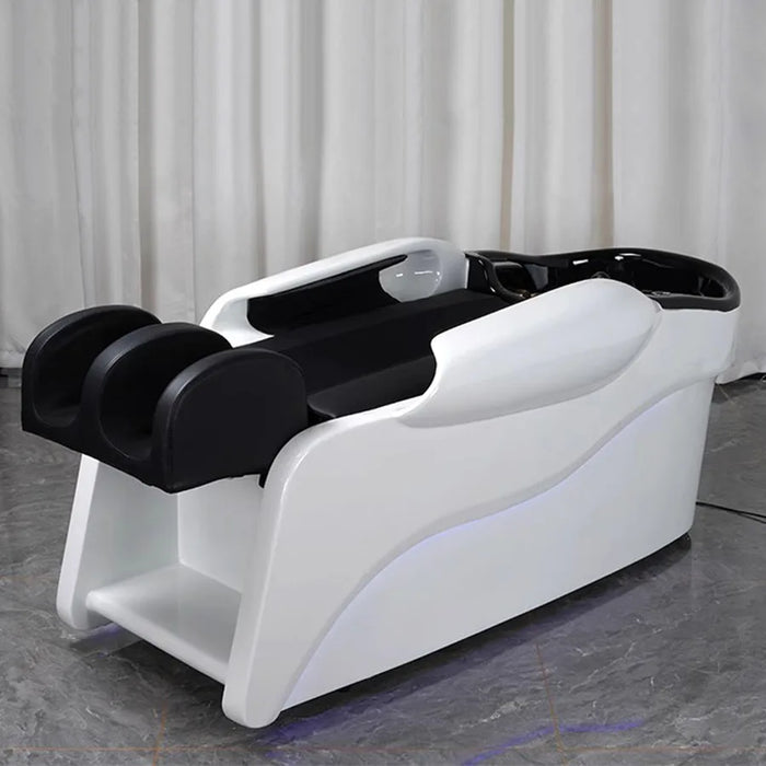 Wash Hair Salon Shampoo Chair Head Massager Reclining Stylist Luxury Shampoo Chair Basin Electronic Massage Cadeiras Furniture
