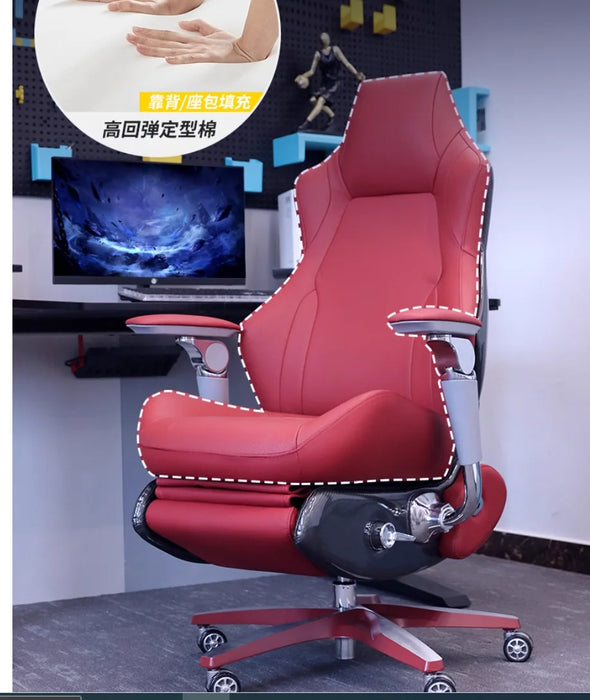 Smart esports Chair Men's and women's ergonomic rotating home computer chair Leather video game chair