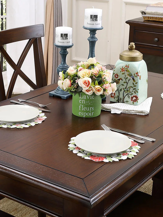 American solid wood dining table restaurant rectangular oak wood dining table dining chair combination