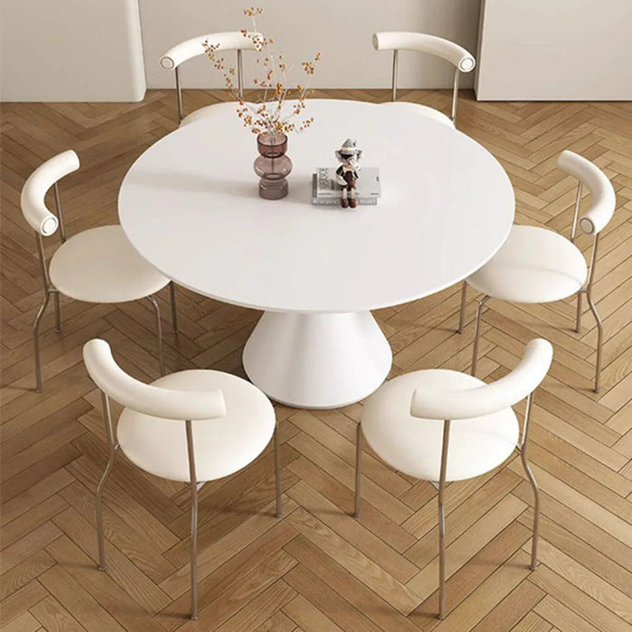 Small Round Dining Table Restaurant Black Nordic Legs Metal Dining Table Small Apartmen Outdoor Mesas De Comedor Home Furniture