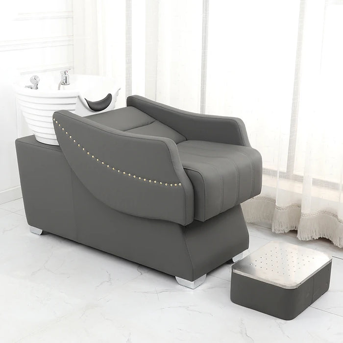 Ergonomics Speciality Shampoo Chairs Hair Shower Makeup Hairdressing Shampoo Chair Fotel Fryzjerski Salon Furniture QF50SC