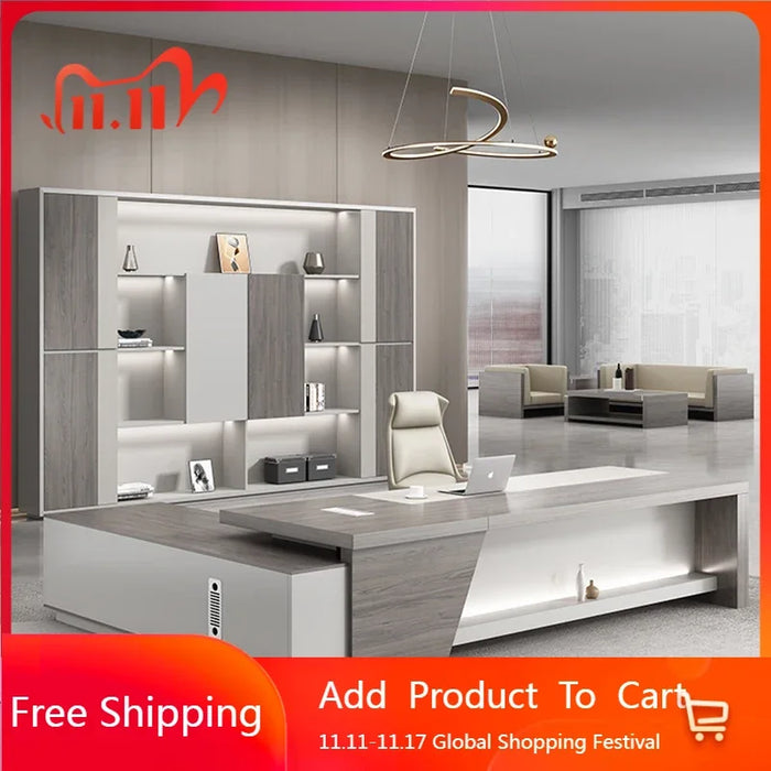 Standing Gaming Desk Organizer Desktops Monitor Vanity Desk Nail Manicure Executive Work Escritorios De Ordenador Furniture