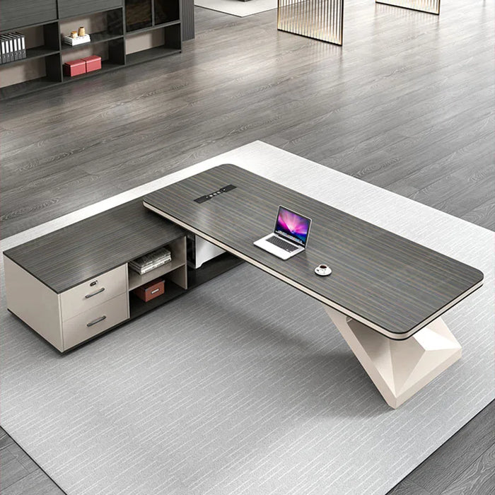 Modern Computer Office Desks Shelf Reception Writing Storage Executive Study Work Console Luxury Biurka Komputerowe Furnitures