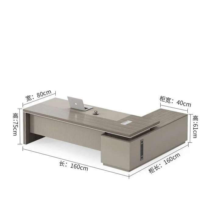 Corner Standing Office Desk Conference Computer Adjustable Bureau Office Desk Storage Biurka Komputerowe Lap Home Furniture