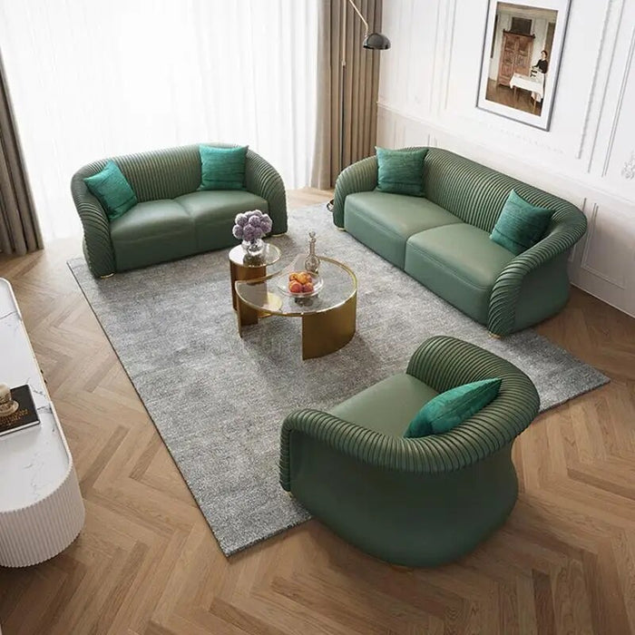 Relaxing Asiento Muebles Comfortable Sofa Bed For Large Family Villa All The Living Room Big Sofa Set With Real Genuine Leather
