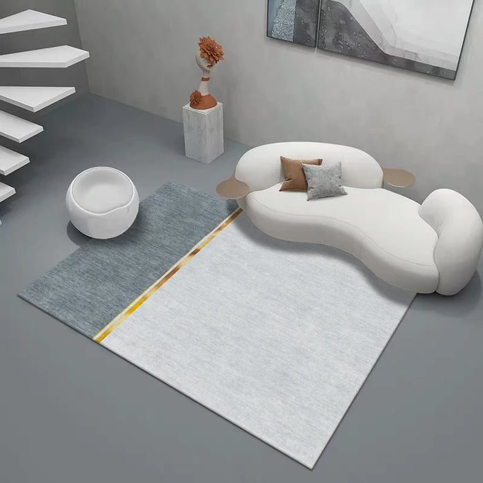 Modern Nordic High-end Large-area Living Room Carpet Sofa Bedroom Cloakroom Simple Decorative Rug Hotel Lobby Non-slip Floor Mat