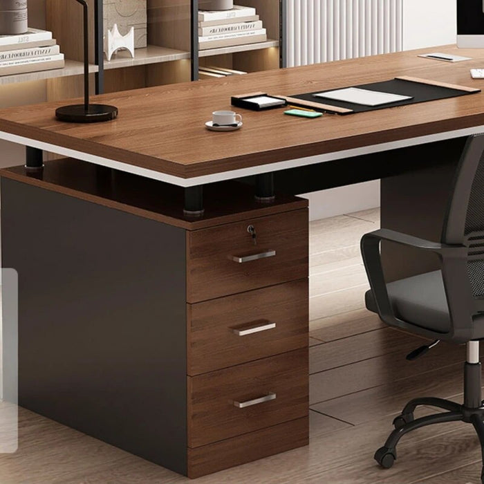 Workbench Combination Office Desks Employee Desktop Boss Computer Office Desk Modern Household Escritorios Work Furniture QF50OD