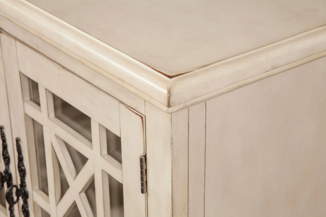 BOUSSAC Home Elegant Small Spaces TV Stand, Antique White