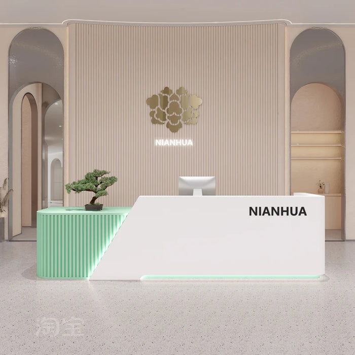 Luxury Executive Reception Desks Counter Replica Hospital Office Front Desk Podium Escrivaninha Para Quarto Luxury Furniture