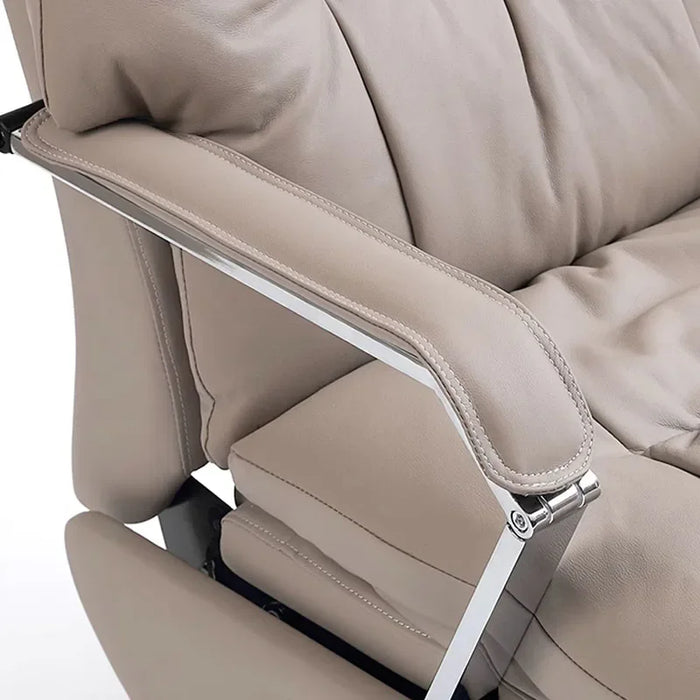 Back Cushion Leather Office Chair Design Armrest Footrest Executive Chair Luxurious Unfolding Bureau Meuble Kawaii Furniture