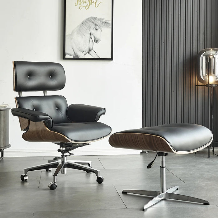 Leather Office Chair Gaming Vanity Bedroom Ergonomic Comfortable Office Chair Study Arm Sillas De Escritorio Room Furniture