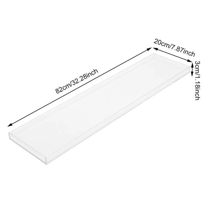Bathtub Tray Caddy Acrylic Bath Tray Wine Glass Book Holder Bath Tub Table Caddy for Home Bathrooms Organizer Shelf