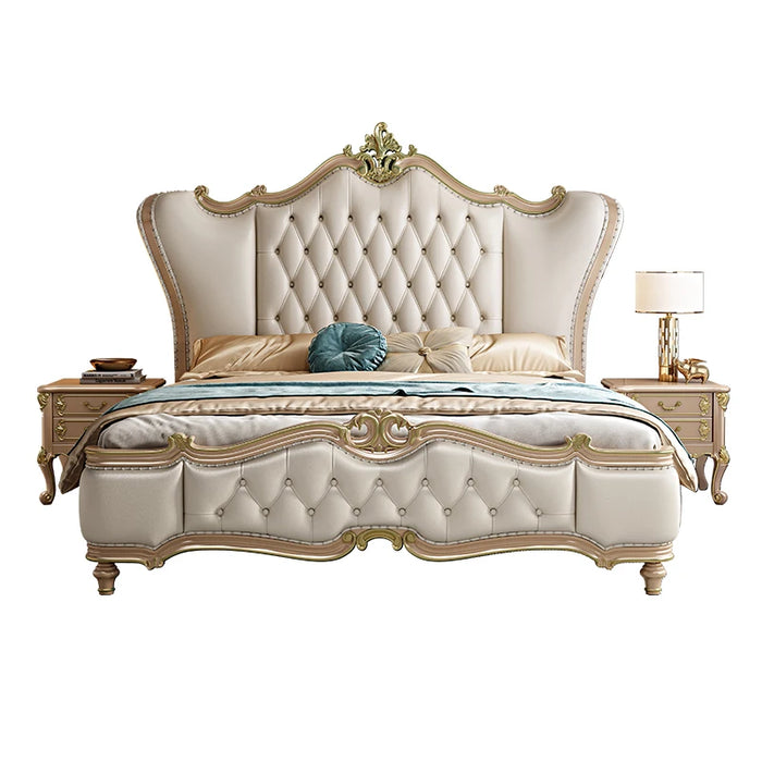 Multifonction Couple Bed European Queen Size Storage Space Princess Bed Modern Luxury Cama De Casal Luxuosa Home Furniture