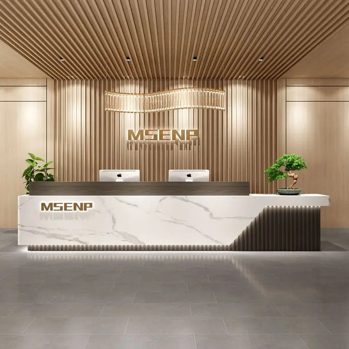 Conference Office Reception Desks Store Modern Advisory Reception Desks Commercial Display Shelf Mesa Escritorio Furniture