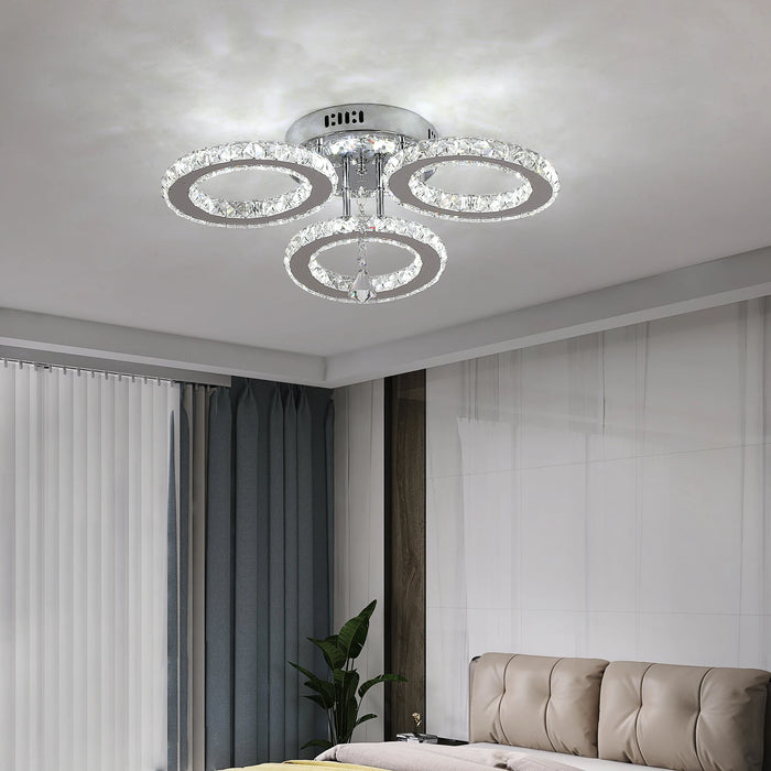 Crystal Ceiling Lamps Living Room Home Luminaire Modern Ceiling Chandeliers for Bedroom Restaurant Lighting Fixtures Plafonniers