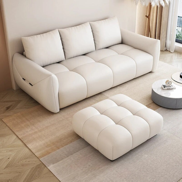 Modern Style Fabric Sectional Sofa Cum Bed Couch Living Room Sofas Set Home Furnture Luxury U Shaped Corner Sofa Set 7 Seater