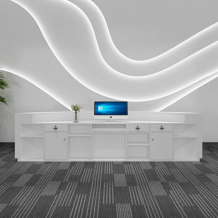 Study Front Reception Desk Church Pulpit Shop Restaurant Hospital Reception Desks Modern Console Mesa De Escritorio Furniture