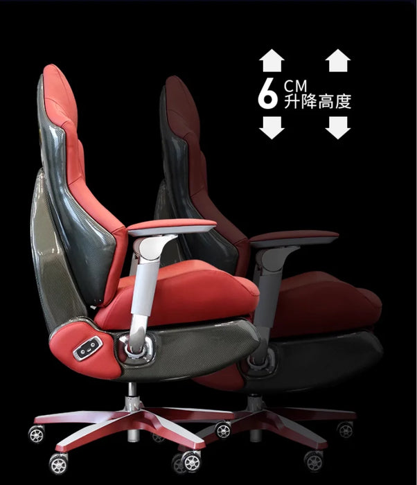 Smart esports Chair Men's and women's ergonomic rotating home computer chair Leather video game chair