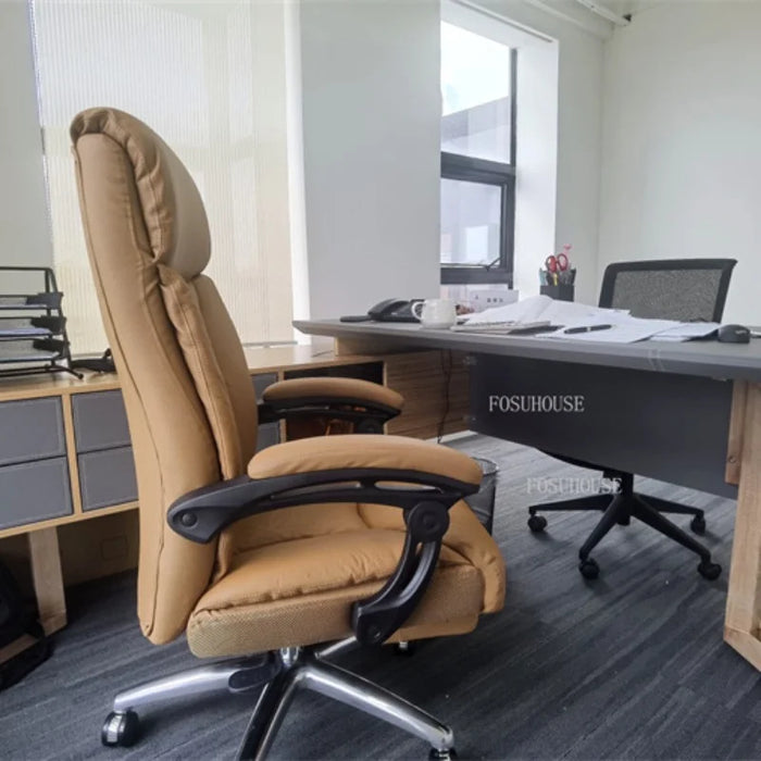 Nordic Modern Office Chairs Relaxing Soft Cushion Lift Swivel Office Chair Backrest Armchair Sillas Oficina Bedroom Furniture