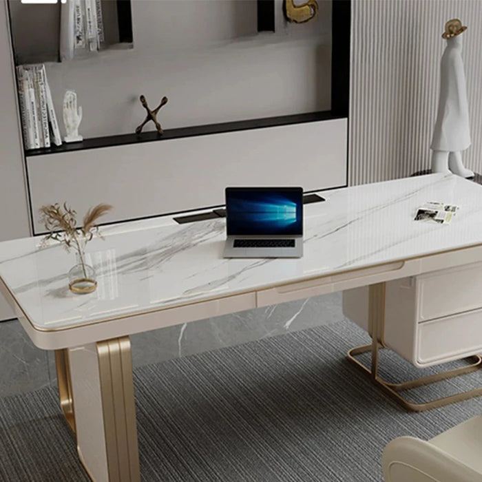 Executive Computer Office Desk Storage Student Vanity Meeting Office Desk Standing Scrivania Con Cassetti Salon Furniture