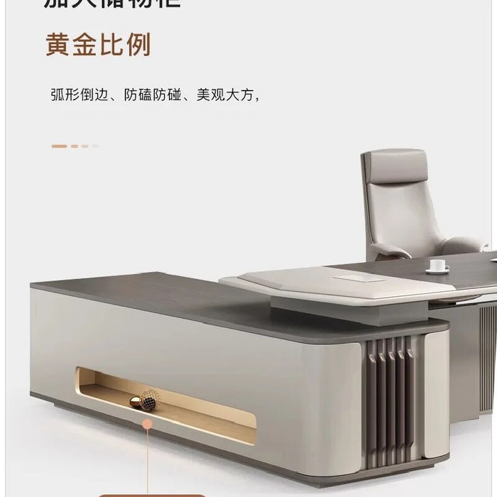 Reception Storage Office Desk Computer Conference Corner Executive Desk Organizer Drawers Escritorios De Oficina Furniture