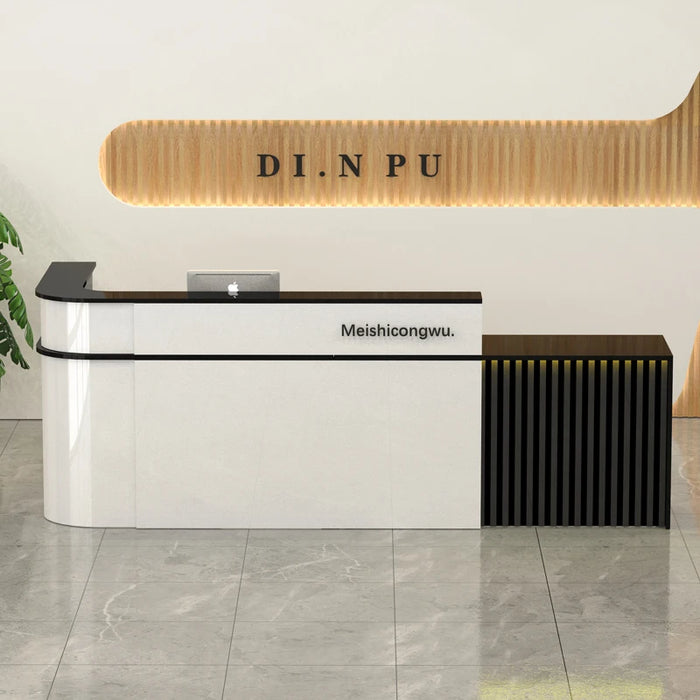 Club Service Reception Desks Office Cashier Hospital Restaurant Corner Reception Desks European Bureau Meuble Modern Furniture