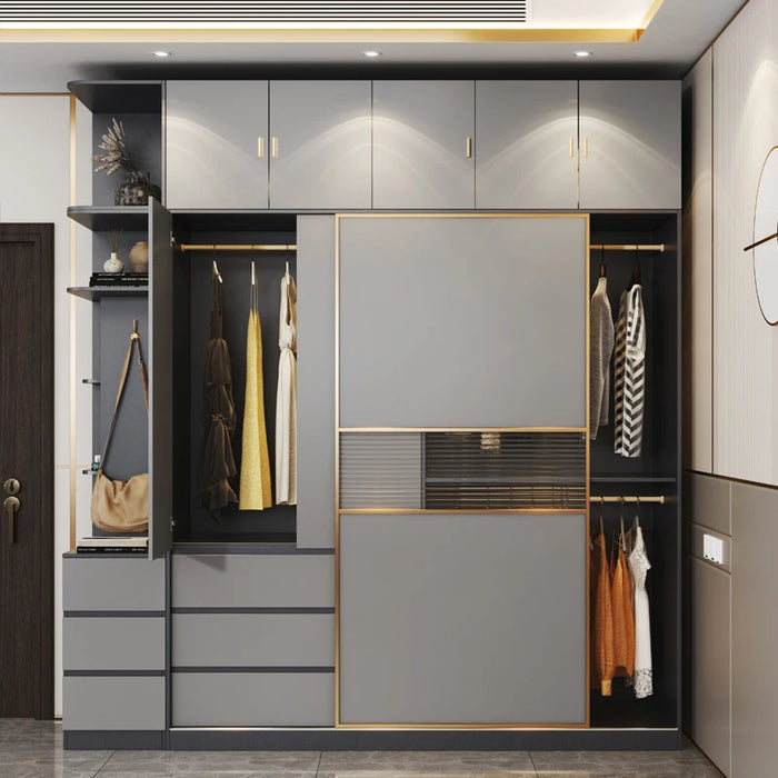 Modern Display Wardrobes Closet Storage Organizer Luxury Space Saving Children Drawers Clothing Rack Display Armario Furniture