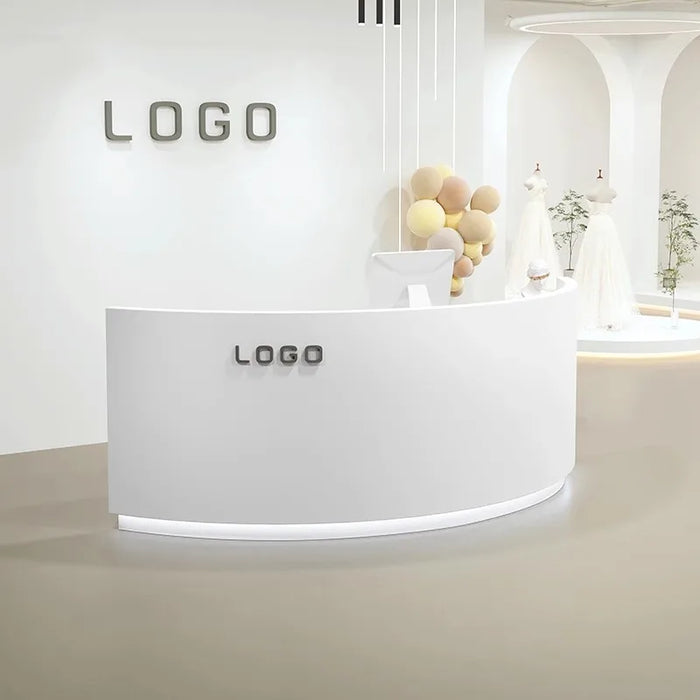 Office Grey Reception Desks Counter Salon Lectern Church Pulpit Reception Desks Cashier Mostrador Recepcion Luxury Furniture