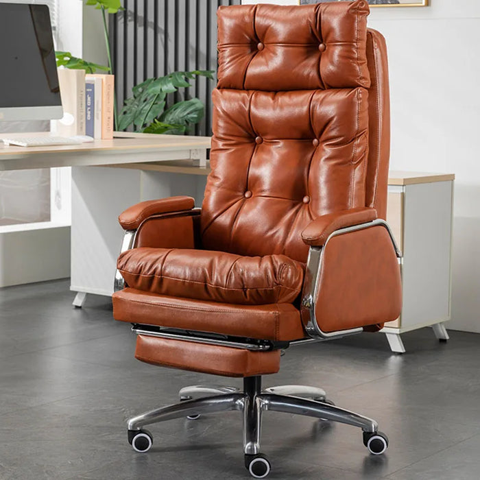 Leather Vanity Office Chair Portable Throne Modern Makeup Luxury Conference Office Chair Comfortable Mobilya Home Furniture