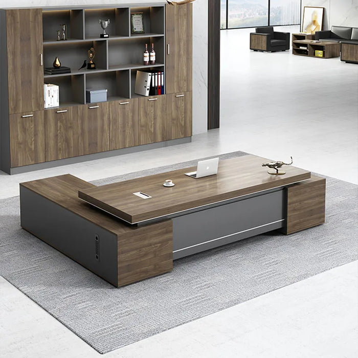 Standing Executive Office Desk Reception Monitor Organizers Drawers Computer Desks Luxury Floor Mesa De Escritorio Furniture
