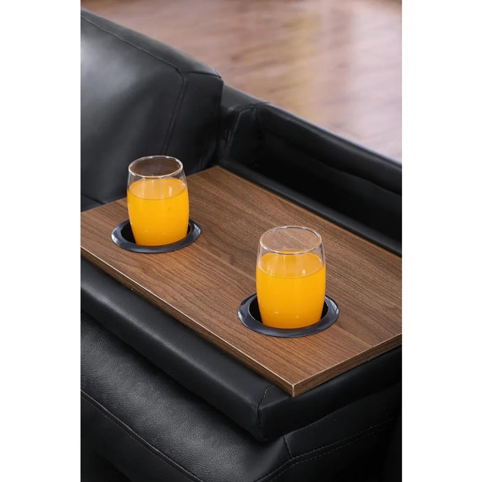 Sofa Living Room Sofas L-Shape 6 Seat Sectional Couch With Cupholder Console Part for Living Room Spacious Space Home Furniture