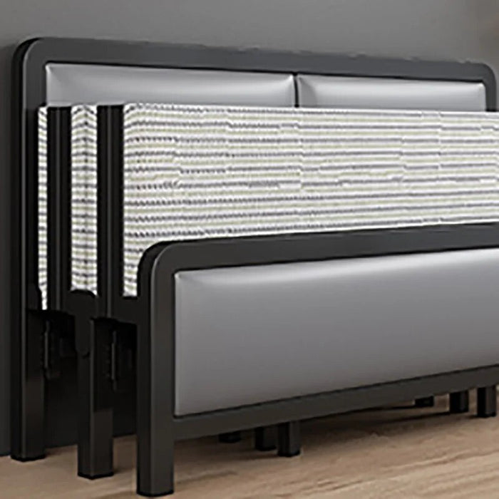 Modern Foldable Loft Bed Double Patio Metal Day Floor Nordic Bed Frame Cheap Adults Garden Cama Plegable Furnitures For Bedroom