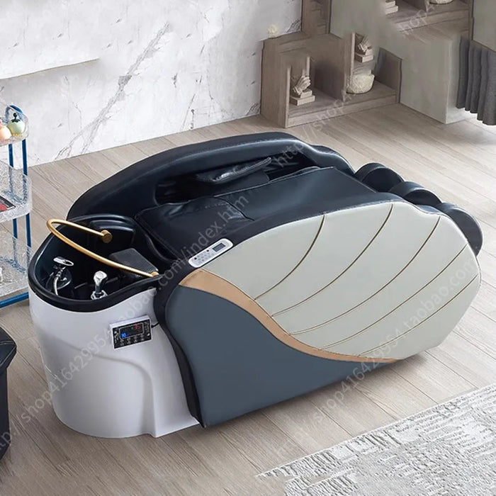 Head Spa Bed Shampoo Chair Stylist Luxury Beauty Swivel Shampoo Chair Basin Hair Salon Head Massager Cadeiras Salon Furniture