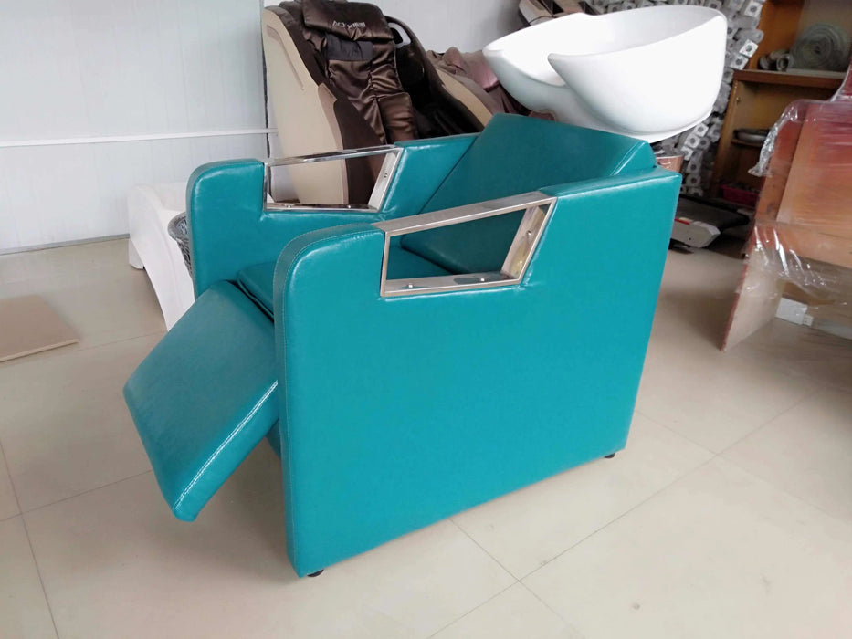 Hairdressing Hair Salon Mobile Wash Shampoo Chair with electric lifted  massage for beauty salon and hair salon