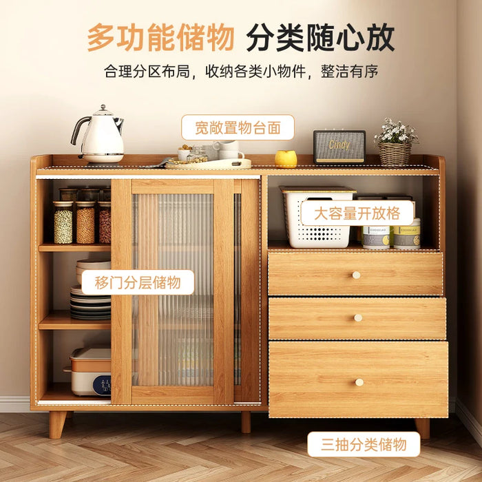 Living Room Kitchen Cabinets Buffet Glass Display China Farmhouse Drawers Cabinet Nordic Sideboard Mobiletto Cucina Furniture