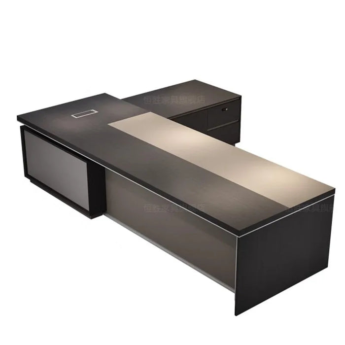 Modern Luxury Office Desks Drawers Vanity Setup Gaming Corner Reception Executive Work Converter Mesa Escritorio Desk Supplies