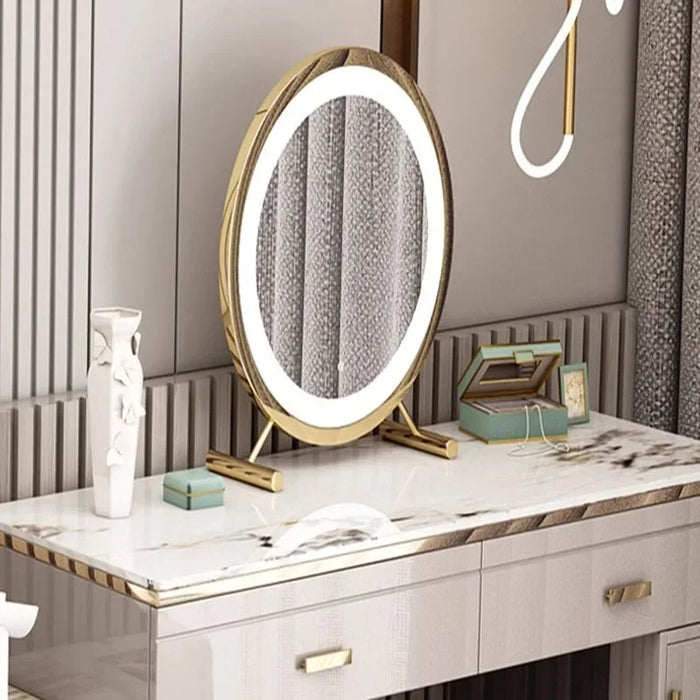 Nordic Makeup Dressing Table Nightstands Grey Standing Cabinets Dressing Table Luxury Table De Maquillage Salon Furniture