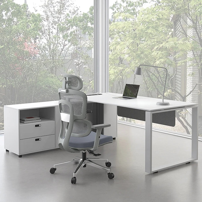 Simplicity Boss Work Desk Executive Single Write Standing Office Desks Modern Study Scrivanie Per Computer Furniture HD50WD