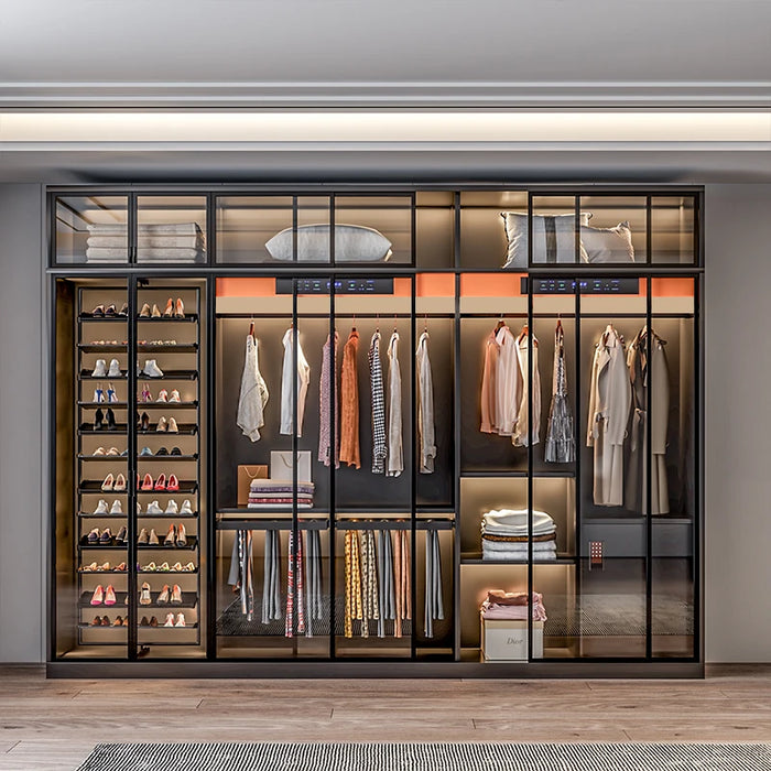 Wardrobe disinfection, sterilization, drying, deodorization, household bedroom, multifunctional, modern and minimalist wardrobe