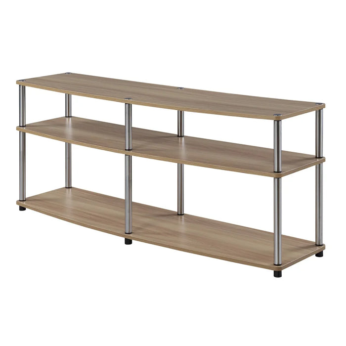 Convenience Concepts Designs2Go 3 Tier 65 inch TV Stand, Black tv cabinet living room furniture  tv tables for living room