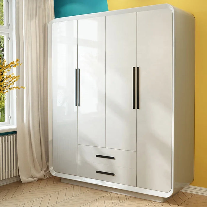 Customizable and Reconfigurable modern Bedroom wooden Wall wardrobe closet organizer sliding foldable wardrobe wholesale
