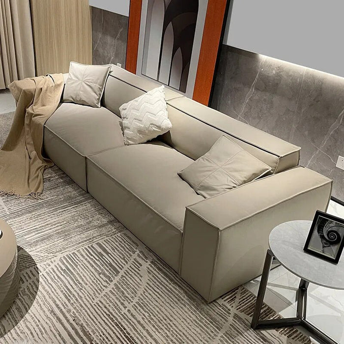 Nordic Living Room Sofas Leather Luxury Design Floor Lounge Sofa Sleeper Individual Couch Set Sofy Do Salonu Home Furniture