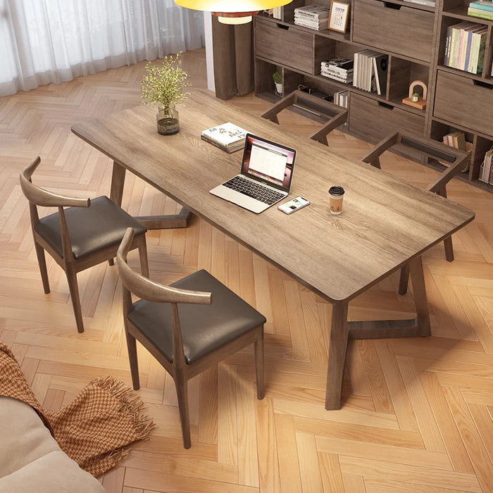 Luxury Wood Dinner Table Console Center Dining Room Table Chair Set Conference Nordic Mesa De Comedor Kitchen Furniture SQC