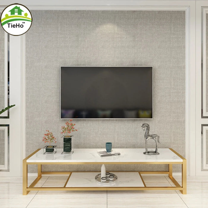 Modern Luxury Marble TV Furniture TV Cabinet TV Stand 2 Layer Storage Tables Living Room Furniture Gold Iron Small Apartment